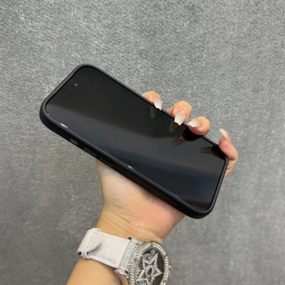 New Metal Buttons Skin Feel Orange Shield Matte Transparent Phone Case For iPhone 17 Pro Max 17 Air 17 Pro 17 Shockproof Cover